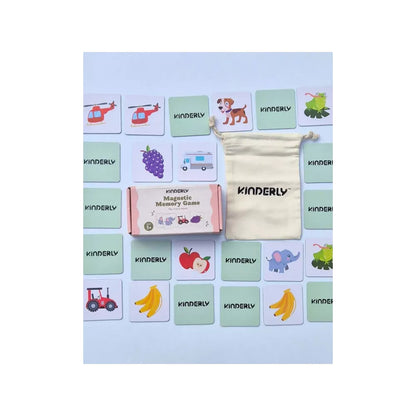 Gioco del Memory Magnetico per Bambini (24 Pezzi)