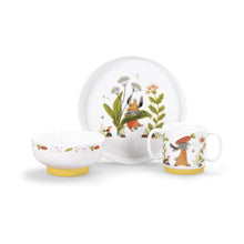Set di stoviglie in porcellana - trois petits lapins