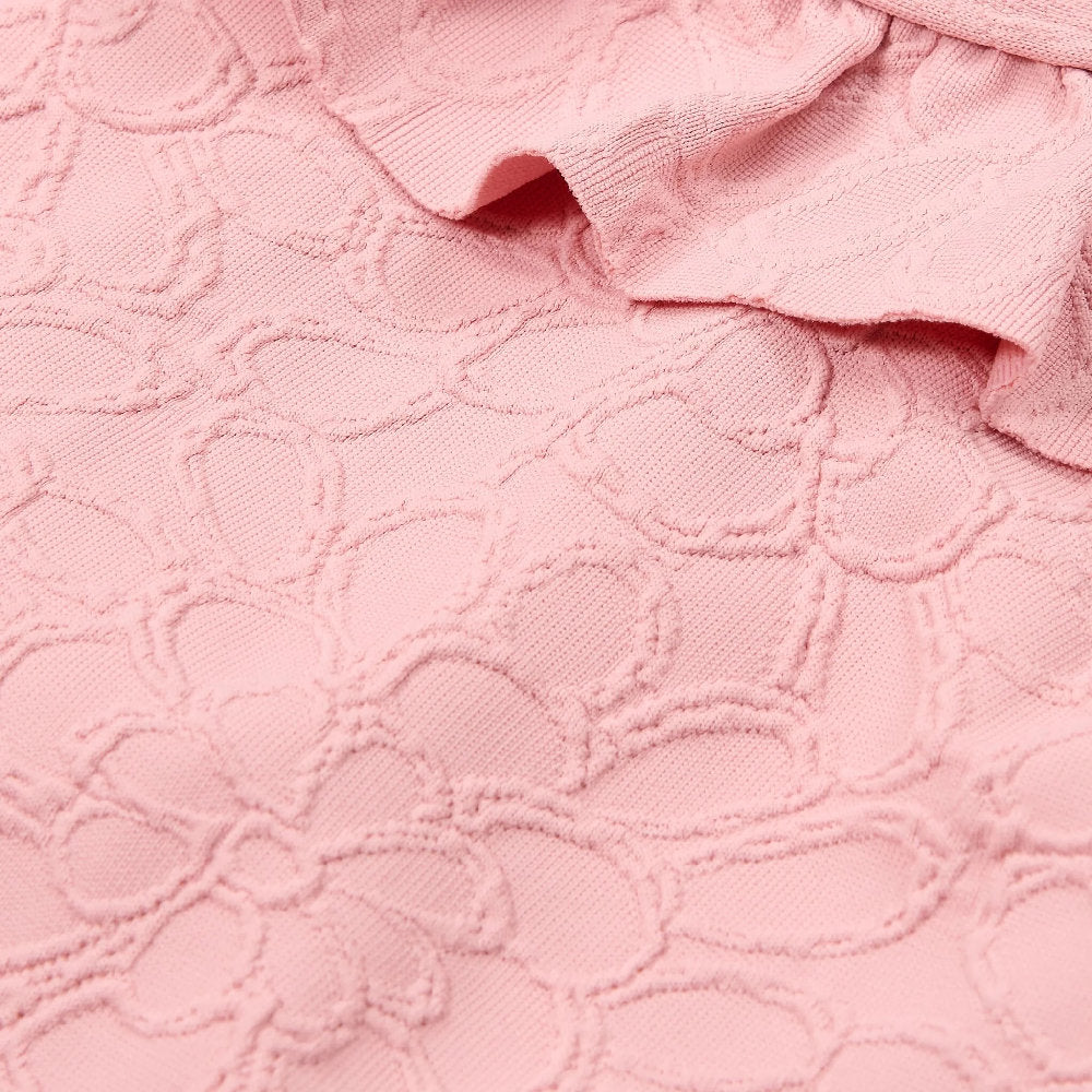 Costume da Bagno Bimba 'Dreamy Pink Rose' (Tessuto 3D e Bottoni al Cavallo)