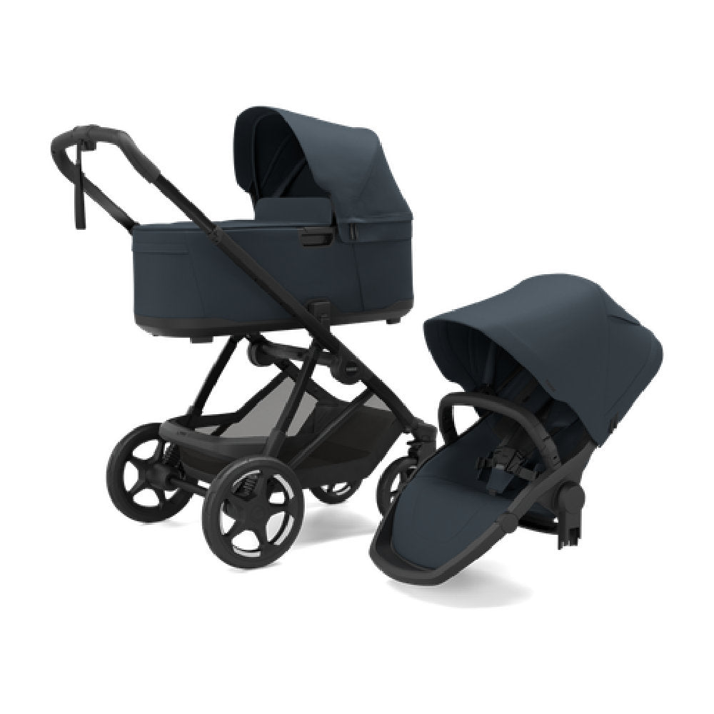 Passeggino Duo Premium Thule Charm (con Navicella e Copertura Antipioggia)