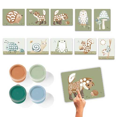 Set di Pittura a Dita: La Prima Officina Creativa
