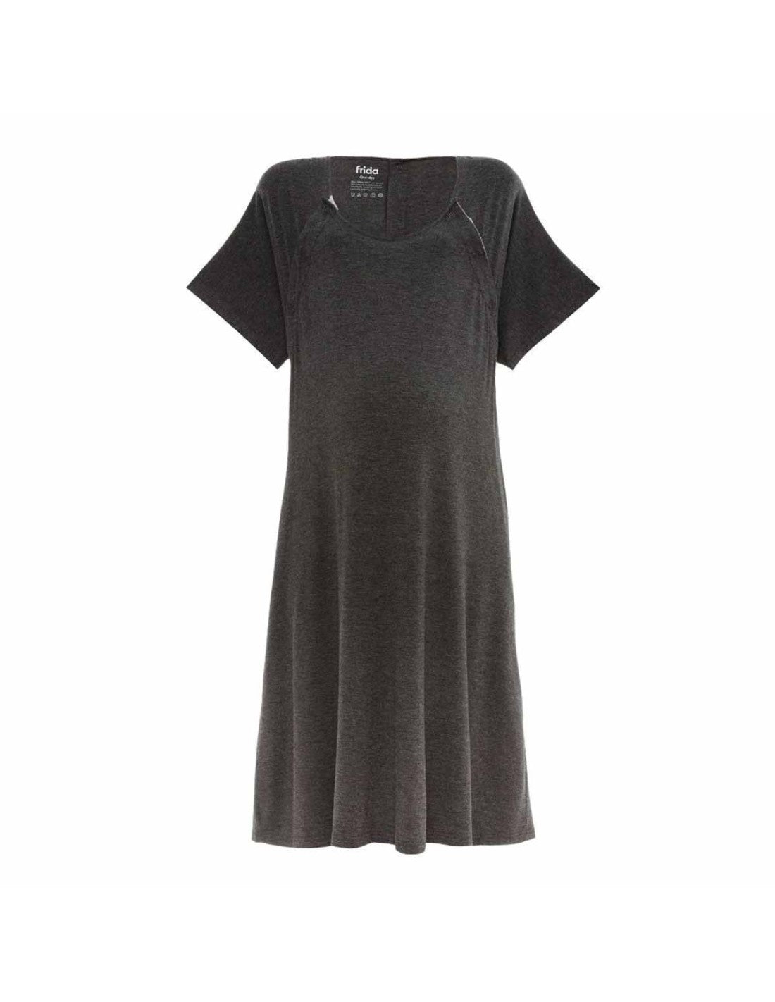 Camicia da Parto e Allattamento in Viscosa - Comfort e Funzionalità Ospedaliera