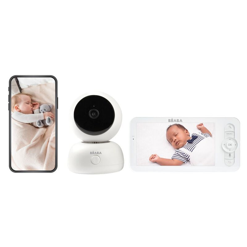 Baby Monitor Video Béaba Zen Premium - Telecamera 360° e Schermo HD