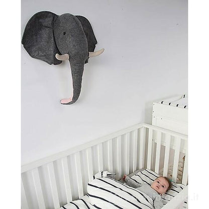 Elefante decorazione da parete - 53x34x48 cm