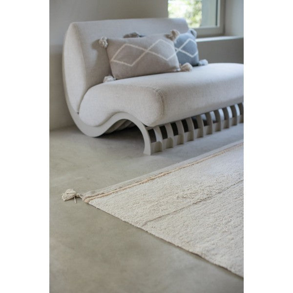 Tappeto in cotone Bloom Natural - 140x200cm