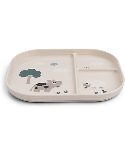 Piatto con Scomparti Tiny Farm - 100% PP Alimentare