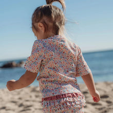 Maglietta da Bagno Bimba 'Dreamy Flowerfield' (Maniche Corte e Zip)