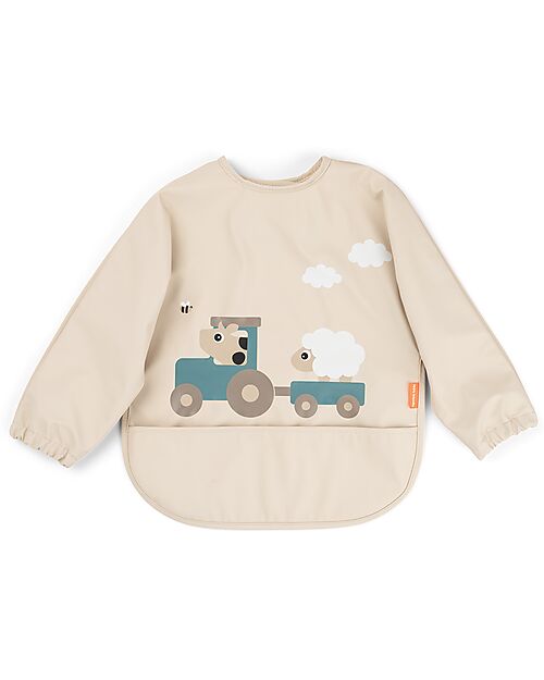 Bavaglio Impermeabile a Maniche Lunghe con Tasca - Tiny Farm
