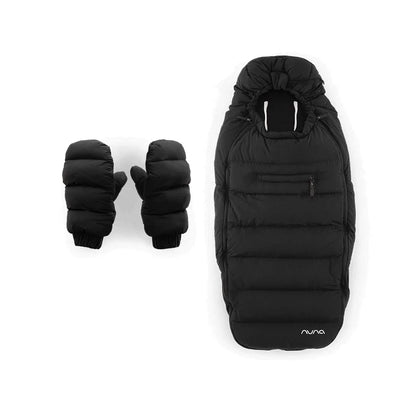 Kit invernale per passeggino - sacco + muffole