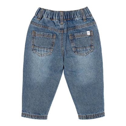 Pantaloni Jeans in Cotone Biologico - Denim