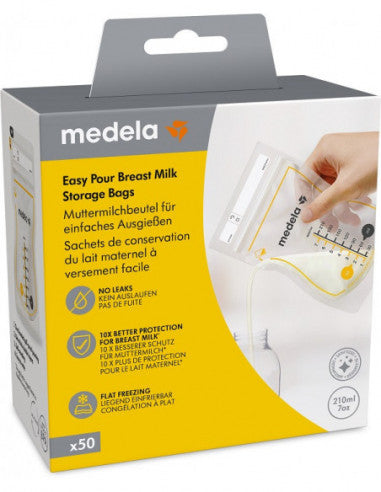 Buste Conservazione Latte Materno Easy Pour - Confezione 50 Pezzi