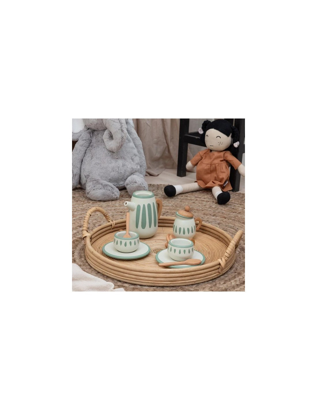 Set da tè in legno per bambini