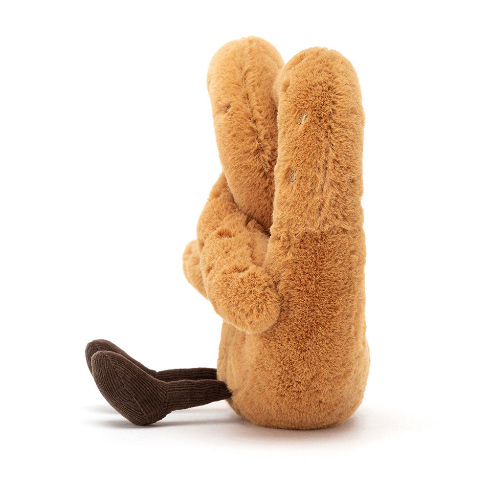 Peluche morbido pretzel