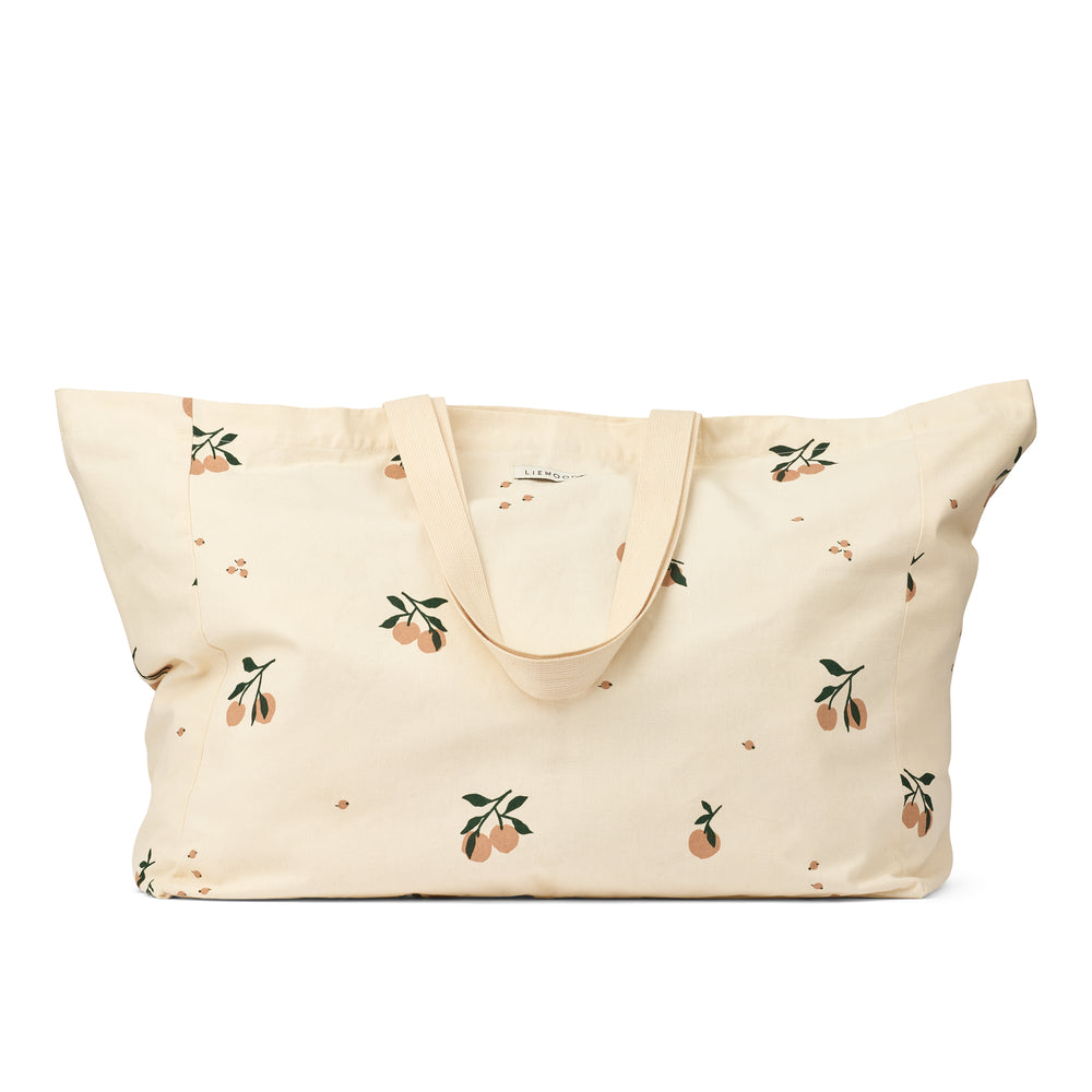 Borsa maxi tote spaziosa in cotone organico