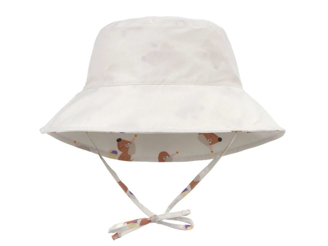 Cappellino estivo Reversibile con Laccetti (Protezione UV 80) - Ice Cream Dog Sea Salt