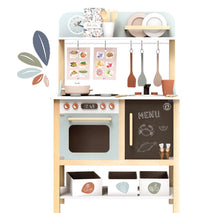 Cucina in legno Party con 20 accessori - Dai 3 anni