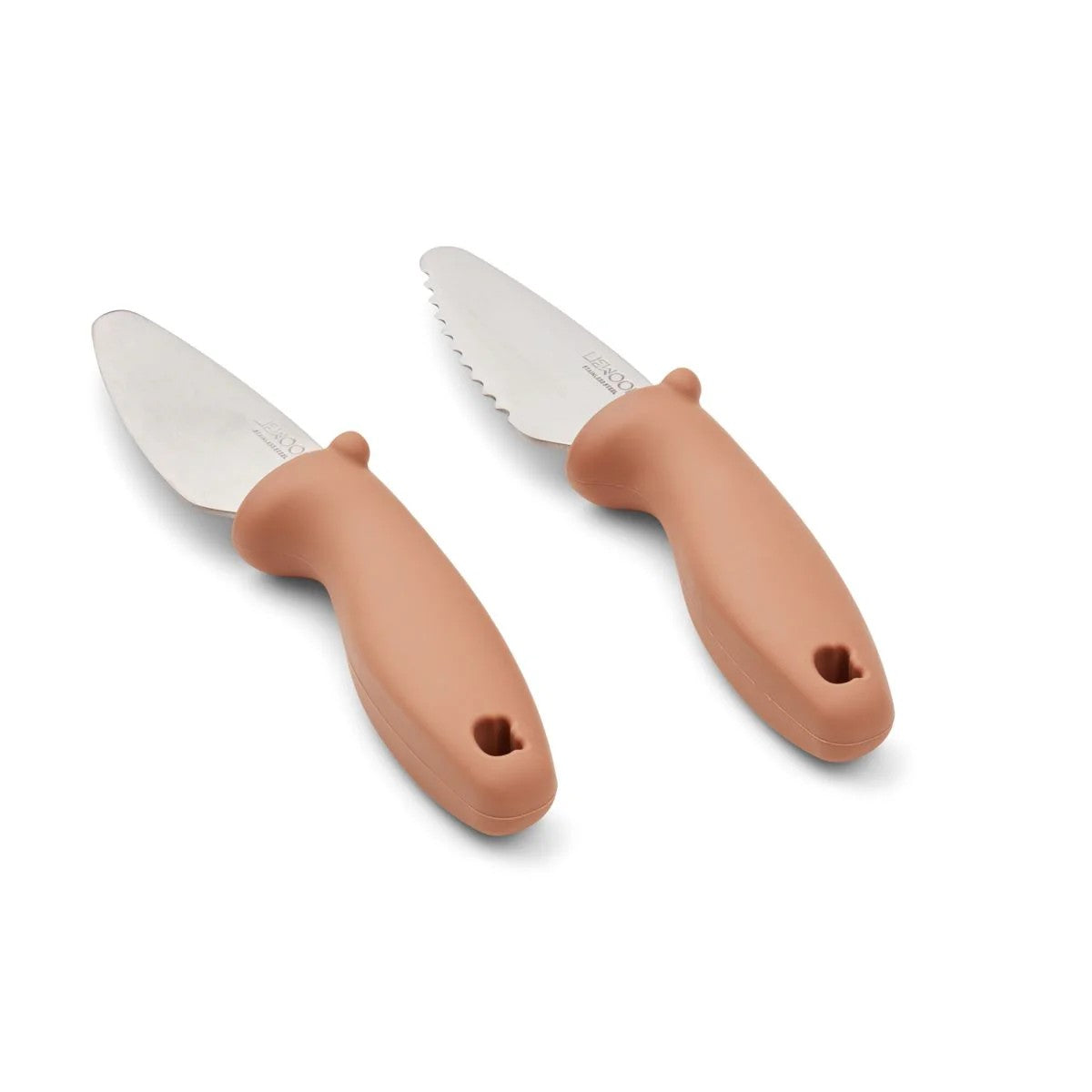 Set di coltelli in acciaio perry - impugnatura in silicone