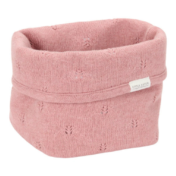 Cestino portatutto piccolo in Tricot - 15x15x15 cm