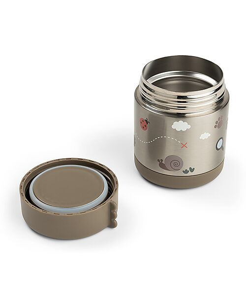 Contenitore Termico Porta Pranzo in Acciaio Inox 'Tiny Trails' (300ml)