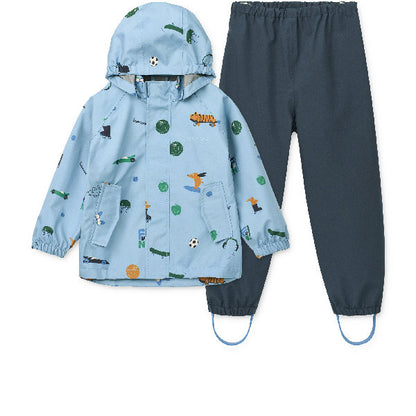 Set antipioggia Pedia - Completo giacca e pantaloni Wateroproof