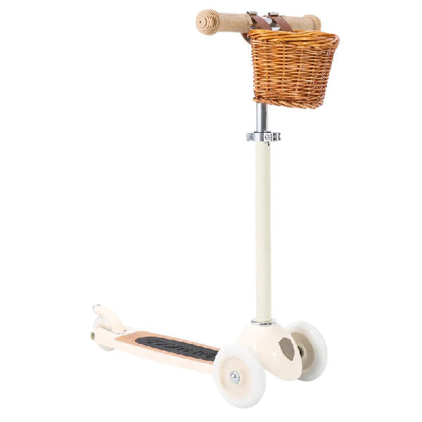 Monopattino a 3 Ruote Vintage con Cestino in Vimini - Easy Ride