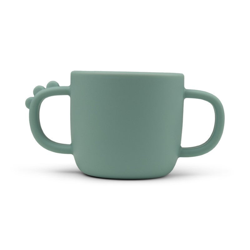 Tazza con 2 manici in silicone alimenatare Peekaboo Croco