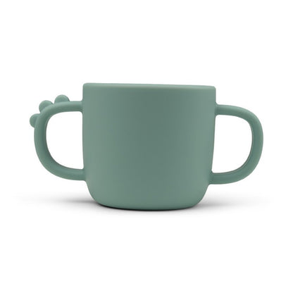 Tazza con 2 manici in silicone alimenatare Peekaboo Croco