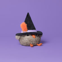 Peluche morbido Halloween civetta strega