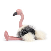 Peluche morbido struzzo ramonda