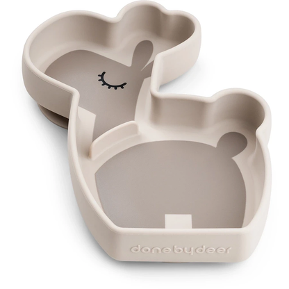 Piatto a scomparti stick & stay lalee - con ventosa in silicone alimentare