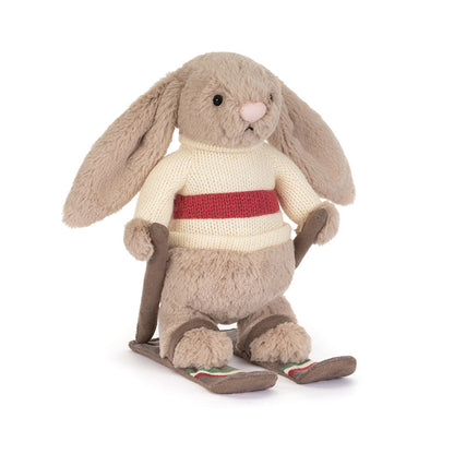 Peluche morbido Coniglietta Sciatrice Bashful Bunny Gold Medal Ski Outfit