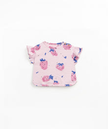 T-shirt in jersey stampato