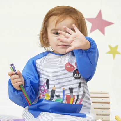 Set 4 Pennelli Ergonomici per Bambini in Legno 'Colo' (Rotondi e Piatto)