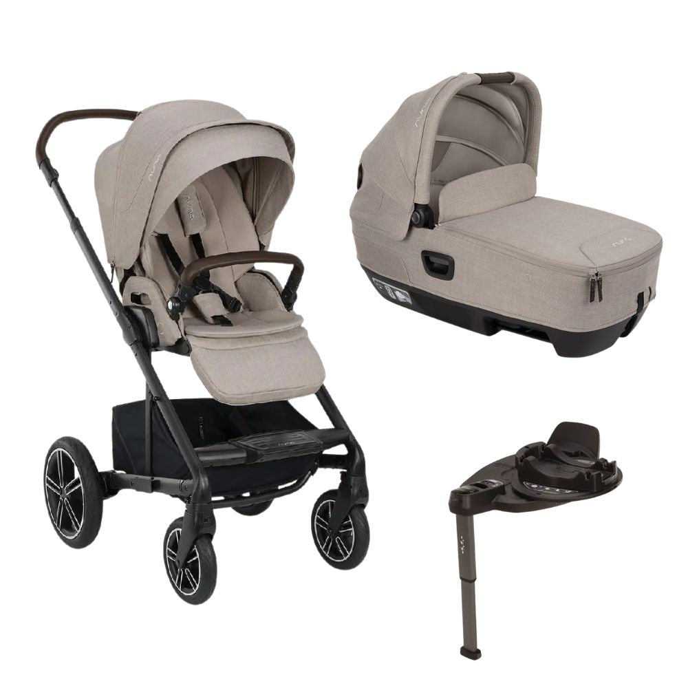 Nuna Duo Mixx Next con navicella Cari e base rotante Curv
