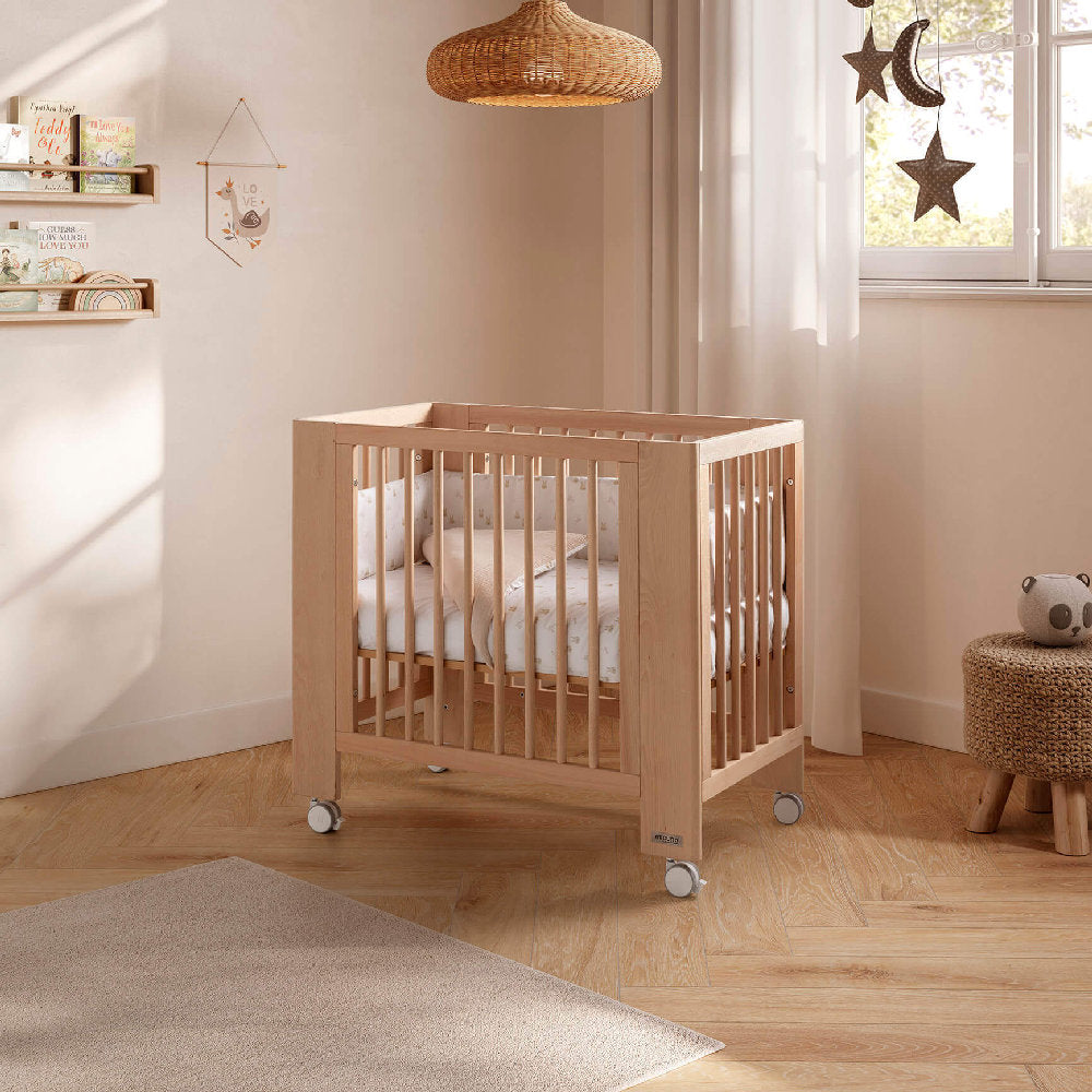Culla evolutiva trasformabile Converbaby - Miniculla, culla 140x70, lettino montessori e scrivania