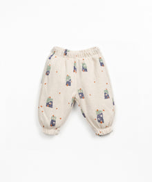 Pantaloni in jersey stampati
