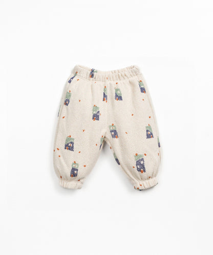 Pantaloni in jersey stampati