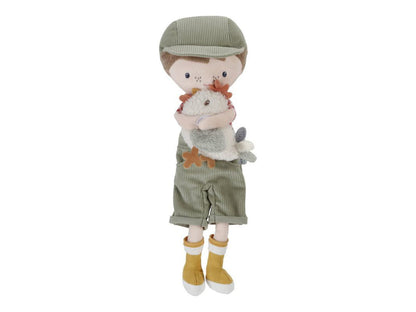 Peluche bambolotto 35cm con bambola