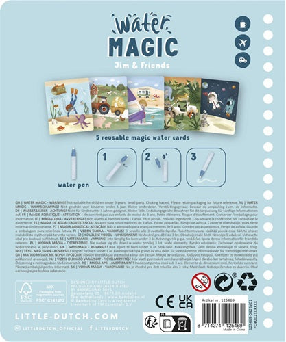 Libro magico da colorare con acqua