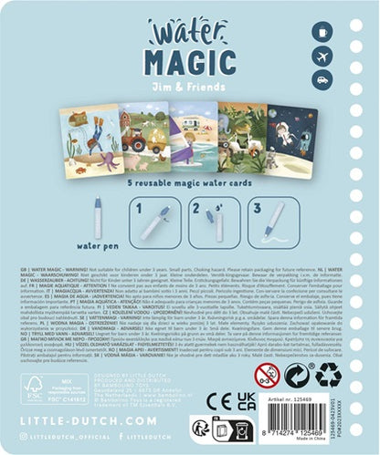 Libro magico da colorare con acqua