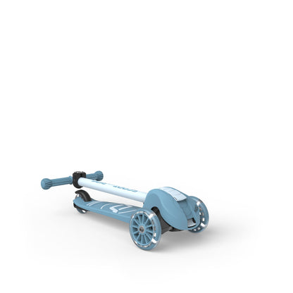 Monopattino a 3 ruote Highwaykick 3S - con sistema di controllo 2 in 1 e ruote a LED, pieghevole