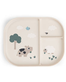 Piatto con Scomparti Tiny Farm - 100% PP Alimentare