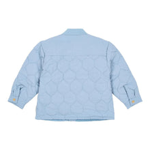 Giacca Estiva Trapuntata Bambino in Cotone Biologico - Steel Blue