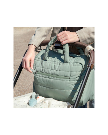 Borsa Cambio Trapuntata con Fasciatoio Portatile - in Poliestere Riciclato
