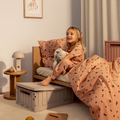 Contenitore Sotto-Letto con Ruote e Coperchio a Doppia Apertura (20 Litri)