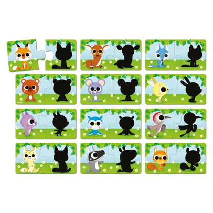 Puzzle - Gli animali e la loro ombra