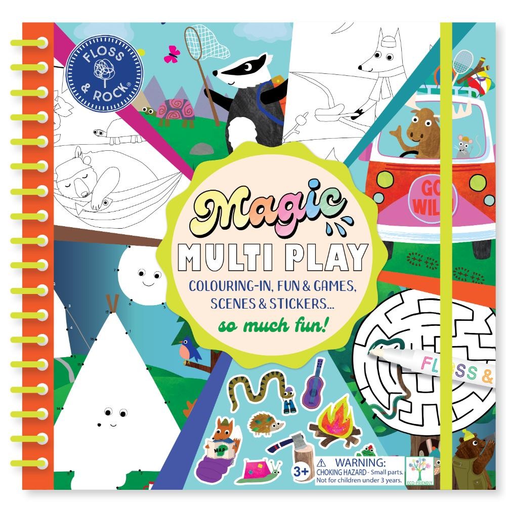 Magic Multiplay Libro da colorare con penna ad acqua
