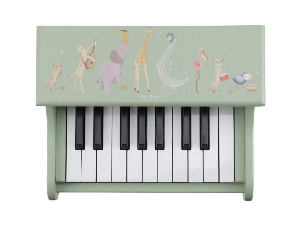Pianoforte in Legno FSC 'Safari Friends' Little Dutch - Dai 3 anni