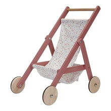 Passeggino in legno per bambole