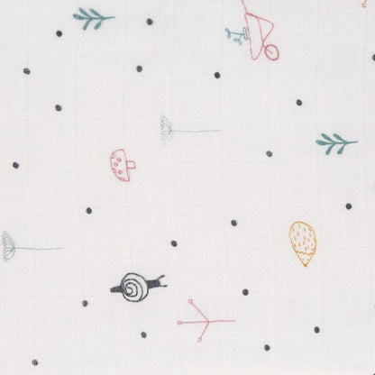 Mussola in viscosa di bamboo XL - 120x120cm - Pack 3pezzi